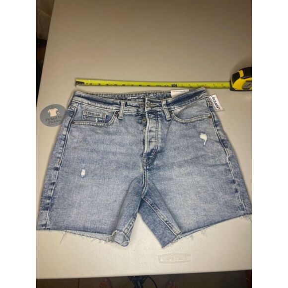 Old Navy Pants - Old Navy High-Waisted OG Jean Cut-Off Shorts -- 5-inch inseam NEW WITH TAGS